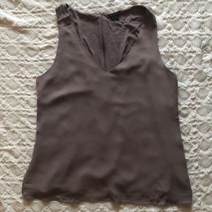 Mauve v-neck sleeves top